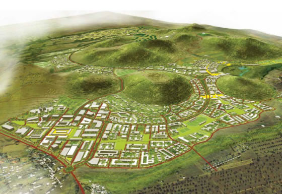 A depiction of the Aga Khan Future University, in Arusha Tanzania: Source: Aga Khan Development Network